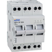 Ручной переключатель ввода (I-0-II) RPV 3P 32A АСКО (A0010220009)