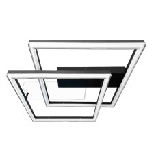 Светодиодный Smart светильник BRIONI-S VIOLUX 84W 3000-6000K 5300LM квадратный черный 220705