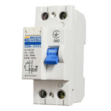 Устройство защитного отключения УЗО-АСКО-2001 2р/16А/10mA АСКО (A0020010001)