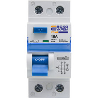 Устройство защитного отключения UTrust 1P+N 16А 30mА АС АСКО (A0010210130)