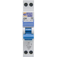 Устройство защитного отключения UTrust 1P+N (18 mm) 32А C 30mА AC АСКО (A0010210147)