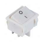 Переключатель АСКО-УКРЕМ KCD1-6-201 Wh/Wh 1-клавишный белый A0140040081