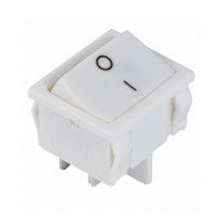 Переключатель АСКО-УКРЕМ KCD1-6-201 Wh/Wh 1-клавишный белый A0140040081