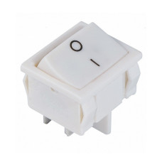 Переключатель АСКО-УКРЕМ KCD1-6-201 Wh/Wh 1-клавишный белый A0140040081