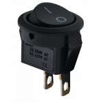 Переключатель АСКО-УКРЕМ KCD5-2-101 B/B 1-клавишный миниатюрный черный A0140040132