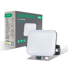 Светодиодный прожектор ARDERO LL-4010ARD 10W 1000Lm 6500K черный IP65 80224