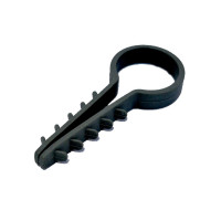 Дюбель-елка круглая черная 10мм СКИМ