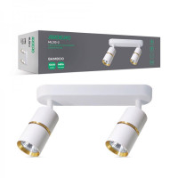 Накладной поворотный светильник ARDERO BAMBOO ML312-2 MR16 GU10 белый+золото 80231