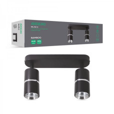 Накладной поворотный светильник ARDERO BAMBOO ML312-2 MR16 GU10 черный+хром 80232