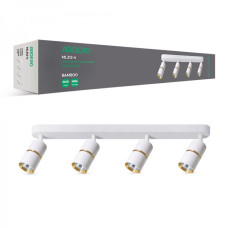 Накладной поворотный светильник ARDERO BAMBOO ML312-4 MR16 GU10 белый+золото 80235