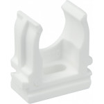 Крепление для гофры белое 16 мм (уп.50шт) АСКО