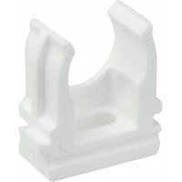 Крепление для гофры белое 16 мм (уп.50шт) АСКО