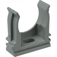 Крепление для гофры серое 25 мм (уп.25шт) АСКО