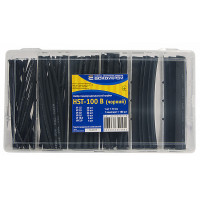 Набор термоусадочных трубок HST-100B (черные) АСКО (A0150040119)