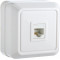 Розетка телефонная внеш. РЗtf-1-Ct-W АСКО