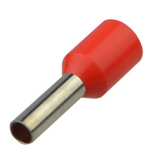 Кабельный наконечник АСКО-УКРЕМ трубчатый в изоляции НТ 0,75-08 красный (100 шт) A0060010045