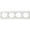 Рамка чотирипостова горизонтальна біла Pм-4-Fl-W серія FL, АСКО-УКРЕМ