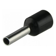 Кабельный наконечник АСКО-УКРЕМ трубчатый в изоляции НТ 1,5-08 черный (100 шт) A0060010004