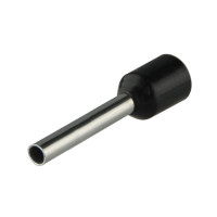 Кабельный наконечник АСКО-УКРЕМ трубчатый в изоляции НТ 1,5-12 черный (100 шт) A0060010128