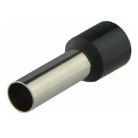 Кабельный наконечник АСКО-УКРЕМ трубчатый в изоляции НТ 16.0-18 черный (100 шт) A0060010169