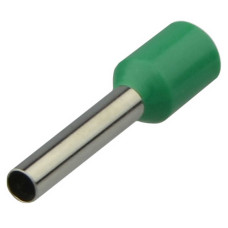 Кабельный наконечник АСКО-УКРЕМ трубчатый в изоляции НТ 2,5-12 зеленый (100 шт) A0060010096