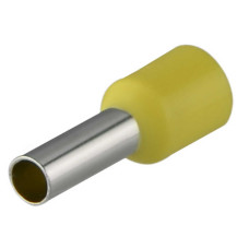 Кабельный наконечник АСКО-УКРЕМ трубчатый в изоляции НТ 4,0-09 желтый (100 шт) A0060010143