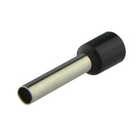 Кабельный наконечник АСКО-УКРЕМ трубчатый в изоляции НТ 6,0-12 черный (100 шт) A0060010007