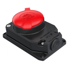 Силовая розетка настенная BYES IP44 3P+E 3х25А Каучук