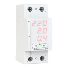 Реле мультифункциональное 1ф 63А MF2-63 RED двухмодульное ZUBR 4820120221781
