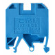 Клеммник JXB 6/35 на Din-рейке синий АСКО (A0130010024)
