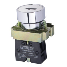 Кнопка без фиксации (1НВ) белая XB2-BA3341, АСКО-УКРЕМ (A0140010063)