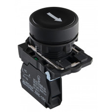 Кнопка без фиксации (1НВ) черная TB5-AA3351, АСКО-УКРЕМ (A0140010150)