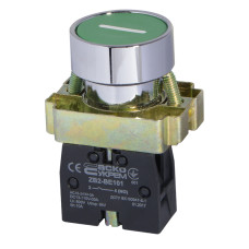 Кнопка без фиксации (1НВ) зеленая XB2-BA3311, АСКО-УКРЕМ (A0140010062)