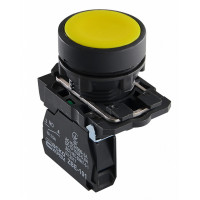 Кнопка без фиксации (1НВ) желтая TB5-AA51, АСКО-УКРЕМ (A0140010176)