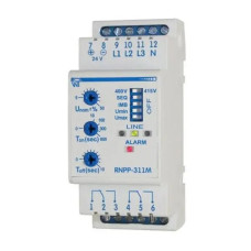 Реле напряжения 3ф 5А РНПП-311М Новатек