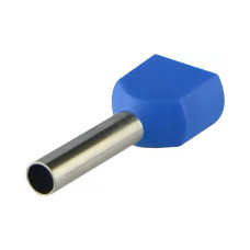 Кабельный наконечник АСКО-УКРЕМ трубчатый в изоляции TE 2,5-10 синий (100шт) A0060120008