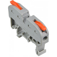 Клема з’єднувальна універсальна на Din-рейку PCT-211 (помаранчева) АСКО A0130010113