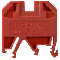 Клеммник JXB 2,5/35 на Din-рейке красный АСКО (A0130010033)