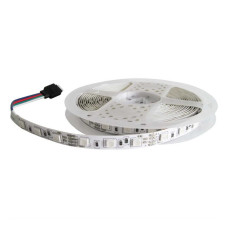 Светодиодная лента LED LIGHT 12V 14,4W RGB (цветная) 60Led IP21 (МТК-300RGB5050-12) 5м