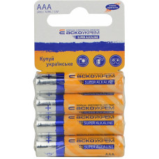Батарейка щелочная AАА.LR03.SC4 АСКО (4шт)