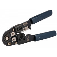 Инструмент HS-210N для зачистки, резки сетевого провода и обжима коннекторов 8P8C/RJ45 АСКО-УКРЕМ A0170010071