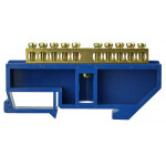 Шина нулевая ВС-4А с изолятором на DIN-рейку 10 отверстий АСКО-УКРЕМ (A0150120050)