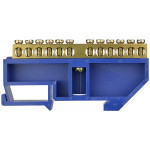 Шина нулевая ВС-4А с изолятором на DIN-рейку 12 отверстий АСКО-УКРЕМ (A0150120051)