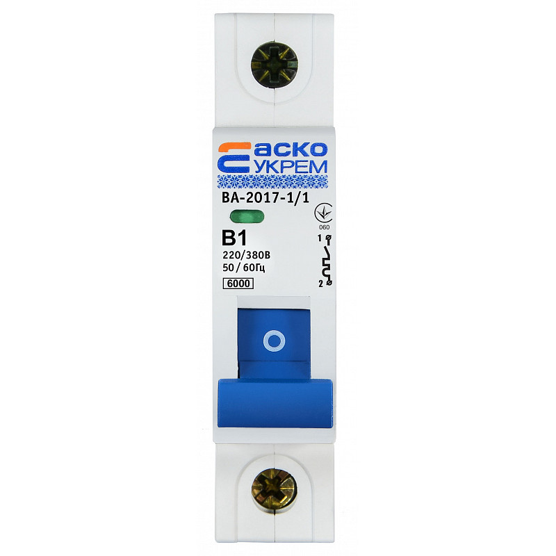 Автоматический выключатель УКРЕМ ВА-2017/B 1р АСКО (A0010170044)