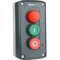 Пост кнопочный трехместный «Пуск-Стоп-Сигнальная лампа» XAL-D363 АСКО-УКРЕМ (A0140020068)