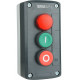 Пост кнопочный трехместный «Пуск-Стоп-Сигнальная лампа» XAL-D363 АСКО-УКРЕМ (A0140020068)
