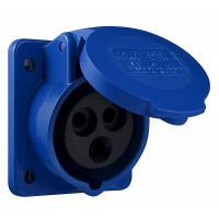 Гнездо врезное ГВ 16А/3 ( 3гнезда ) (413) 2P+PE IP44 АСКО (A0080030001)