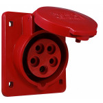 Гнездо врезное ГВ 16А/5 ( 5гнезд ) (415) 3P+N+PE IP44 АСКО (A0080030003)