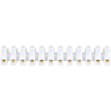 Клеммная колодка тип Н 10 мм² / 10А серии ЭМ белая АСКО (U0130040042)