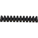 Клеммная колодка тип Н 10 мм² / 10А серии ЭМ черная АСКО (U0130040050)